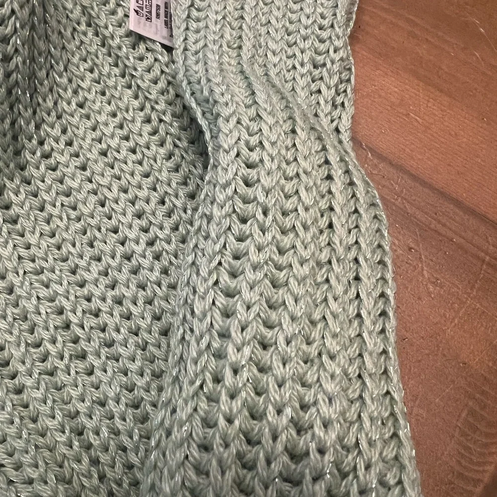 Style & Co Women's One Size Solid Green Shine Ribbed 72